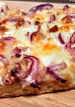 Langalló (házi kenyérlángos) recept fotója