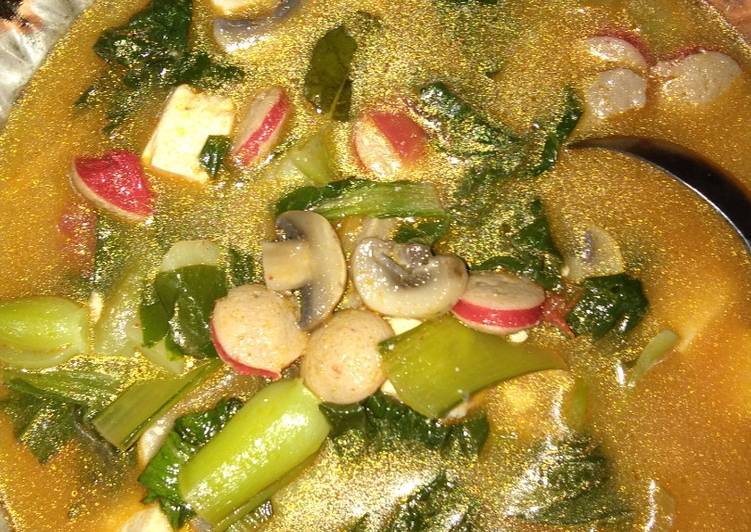Cara Gampang Menyiapkan Sup tomyam endulita, Sempurna
