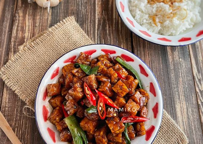 Resep Tempe Orek Basah Resep Tempe Orek Basah