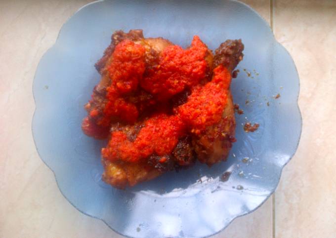 ayam bakar sambal rebus lezat