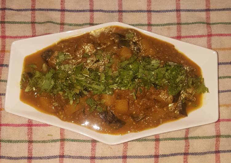 Healthy Recipe of Potato eggplant curry