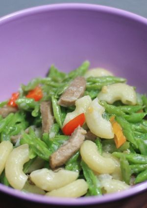 Foto resep Buncis macaroni