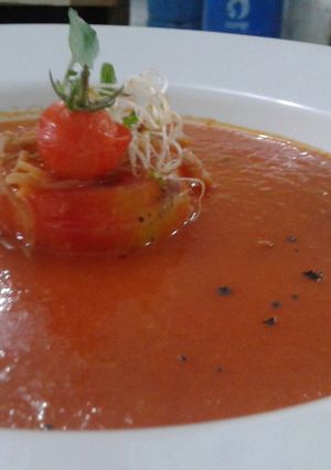 Foto resep Roast tomato soup