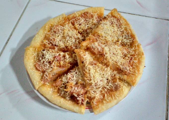 Resep Resep Pizza Homemade Topping Sosis Bakso Keju Anti Gagal