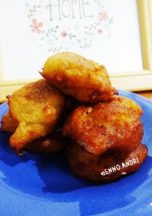 Foto resep Kue pisang goreng / cekodok pisang🍌🍌