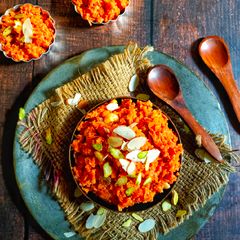 Carrot halwa A picture of Carrot halwa.