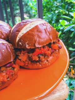 Una foto de Mi "Sloppy Joe" Vegano!!