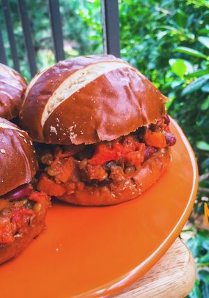 Una foto de Mi "Sloppy Joe" Vegano!!