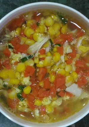 Foto resep Sup jagung