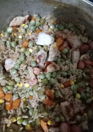 Una foto de Arroz con verduras