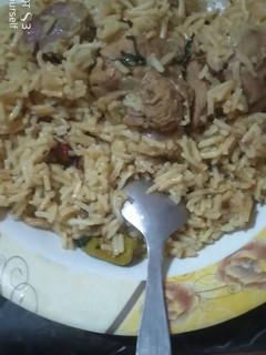 A picture of Beef pulao.