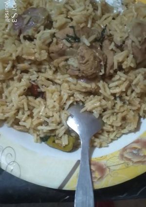 A picture of Beef pulao.