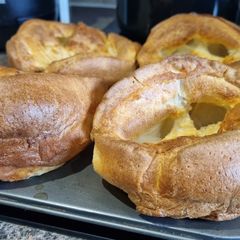 A picture of Traditional Yorkshire Puddings.