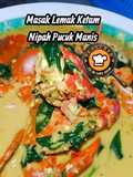 Masak Lemak Ketam Nipah Pucuk Manis