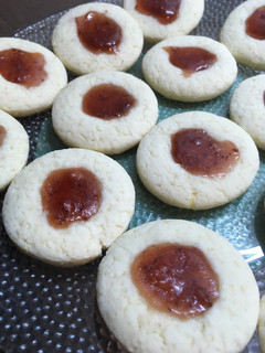 Una foto de Pepas sin gluten de frutilla o dulce de leche