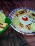 Fried bread roll