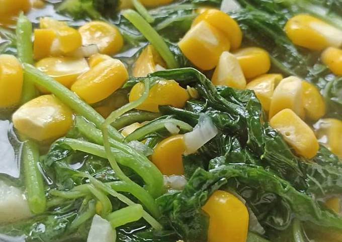 Resep Sayur Bening Bayam Jagung Manis Oleh Septi Sulistyowati - Cookpad