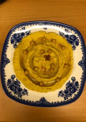 عکسی از دستور حمص(پیش غذای مدیترانه ای)