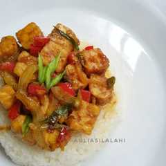 A picture of Tumis Tempe Kecap.