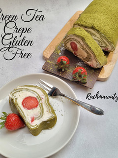 Foto resep 295. Green Tea Crepe Gluten Free