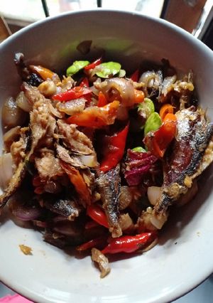Foto resep Gereh pete pelangi
