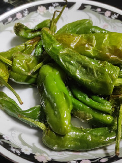 Una foto de Pimientos fritos en freidora de aire