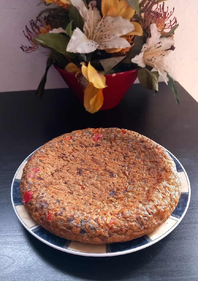 Una foto de Tortilla de lentejas