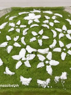 عکسی از دستور کیک اسفناج اسفنجی