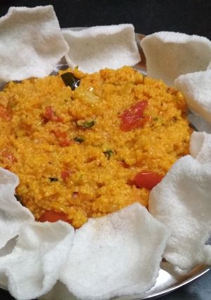 A picture of Sama ki kichdi (navratri).