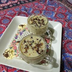 Coffee custard A picture of Coffee custard.