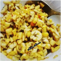 A picture of Fruit chaat with aftari Ramadan special #wtih Huma kitchen.