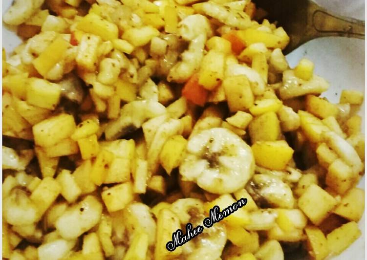 Recipe of Super Quick Homemade Fruit chaat with aftari Ramadan special #wtih Huma kitchen