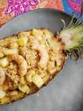 Khao Pad Saparod (Arroz thailandes frito con piña)