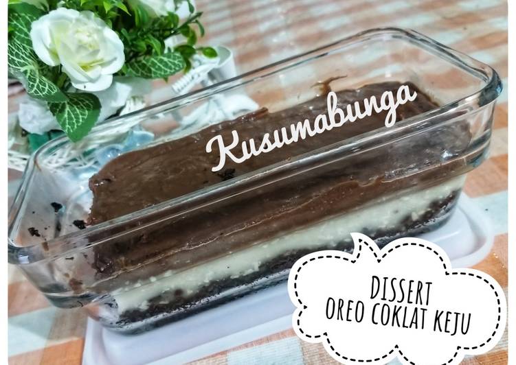 Dissert oreo coklat keju #viral