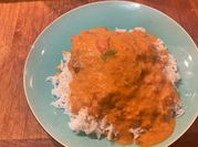 A picture of pollo curry con basmati