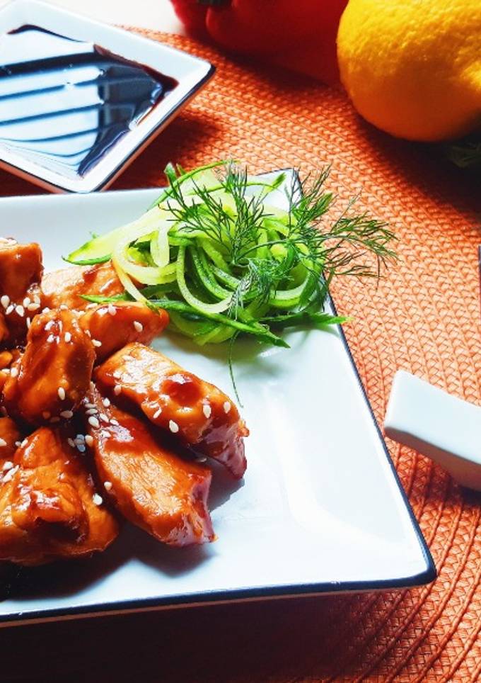 Курица под соусом терияки