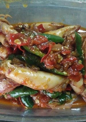 Foto resep Cumi pedas manis