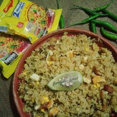 A picture of Maggi Spicy mixed Fried Rice 🍚.