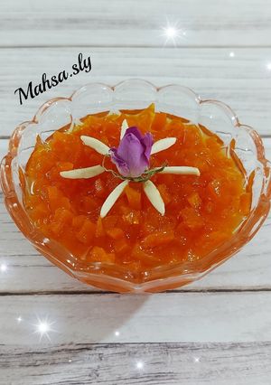 عکسی از دستور 💕 مربای هویج 😍