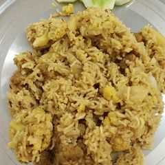 A picture of Mix veg biryani.