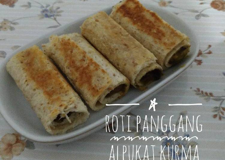 Resep: Roti bakar gulung kurma - mpasi yang Gurih