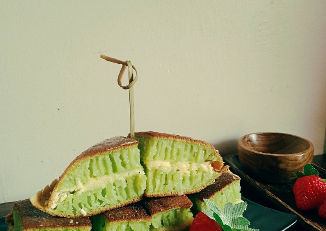 Martabak Pandan - Keju Susu