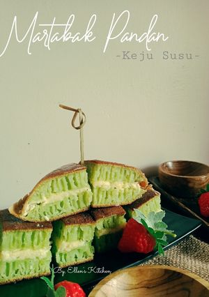 Foto resep Martabak Pandan - Keju Susu