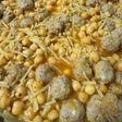 Fideos con Garbanzos y Bolitas de Carne