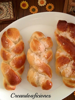 Una foto de Trenzas caseras de azúcar