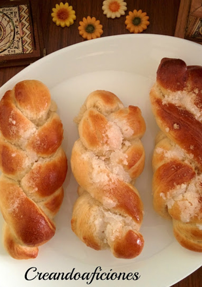 Una foto de Trenzas caseras de azúcar