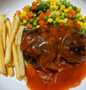 Cara Gampang Menyiapkan Resep Bistik daging sapi cincang Anti Ribet, Menggugah Selera
