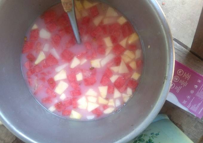 Resep Sup Buah Seadanya Oleh Salma Mom Cookpad