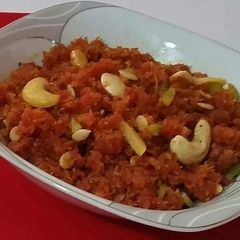 Gajar halwa A picture of Gajar halwa.