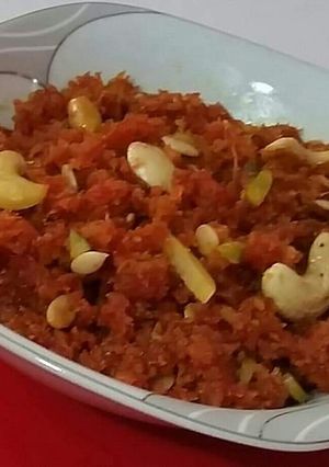 A picture of Gajar halwa.